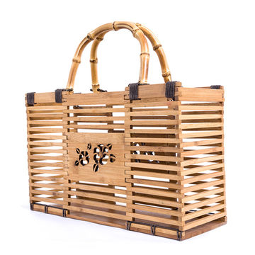 bamboo beach bag