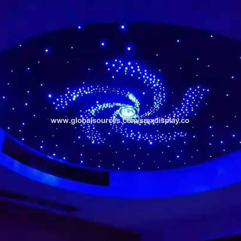 China Fiber Optical Lighting Optic Star Ceiling Tiles For Home Living Decoration On Global Sources Magnetic Panels Acoustical Starry Light - Fibre Optic Light Ceiling Panels