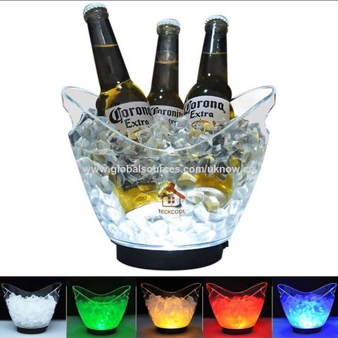 Bebida de la barra del cubo del refrigerador del LED que cambia de color del cubo de hielo del LED 