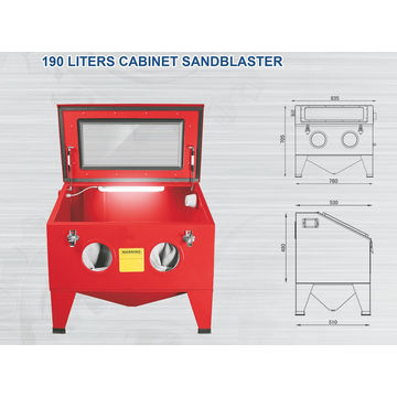 China Hyvst E Bench Top Sandblast Cabinet Oc Ps190 From Yongkang