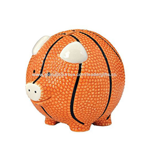 big basketball piggy banks