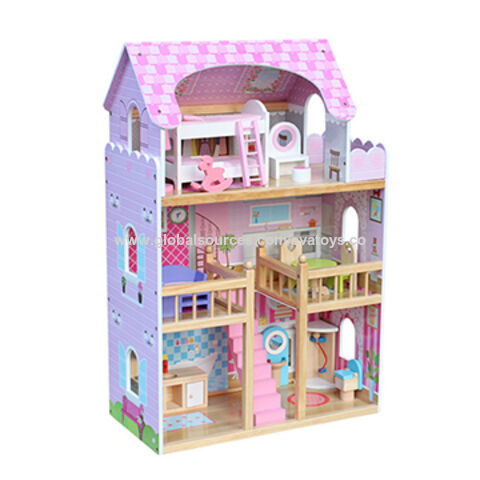 girls wooden dollhouse