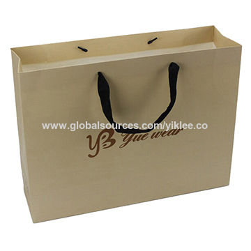 China Promotional Paper Bag Gift With Rope Handle And China Promotional Paper Bag Gift With Rope Handle And