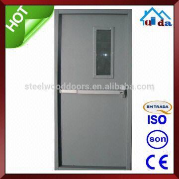 Ul Listed Push Bar 1 Hours Fire Rated Door 1 Iso 9001 Ce