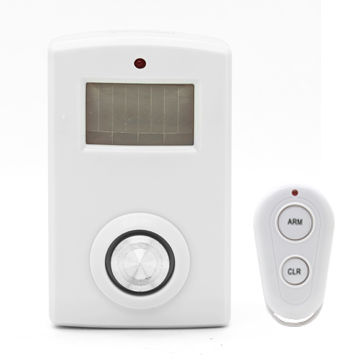 Wireless Pir Motion Sensor Alarm With Built In Rechargeable