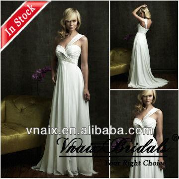 Vnaix Iw007 New Arrival One Shoulder Beaded Cheap Simple But Elegant