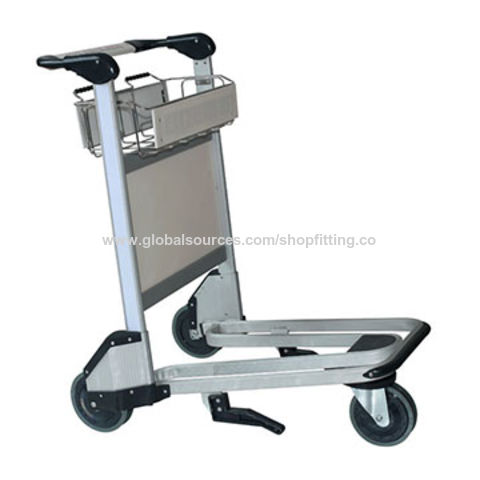 airport passenger baggage trolleys