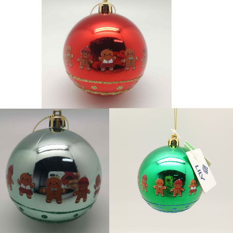 red plastic christmas ball ornaments