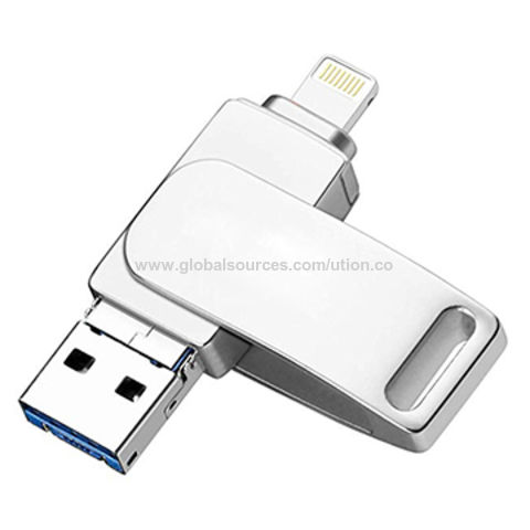 1Pcs 32GB Black 3.0  Metallic USB Flash Drives Memory Stick Thumb