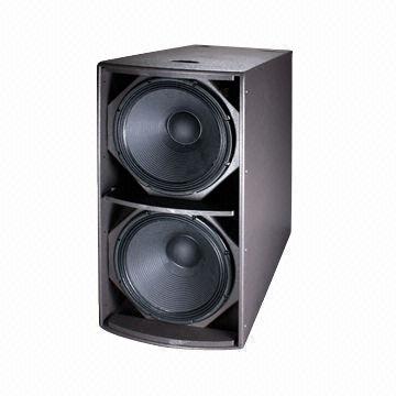 Pa Speaker With Double 18 Inch Rcf Subwoofer Wood Cabinet With