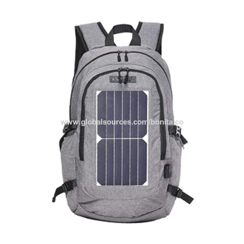 waterproof solar backpack