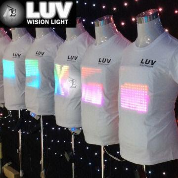dj led shirt