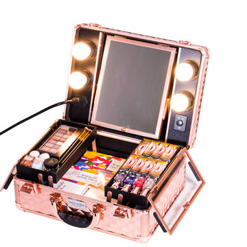 China Koncai Best Ing Makeup Case, Professional Makeup Vanity Box With Lights