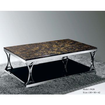 Brown Marble Coffee Table With Steel Frame Global Sources