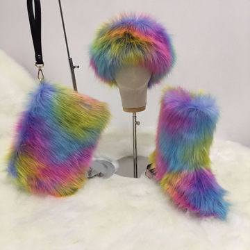 custom fur boots
