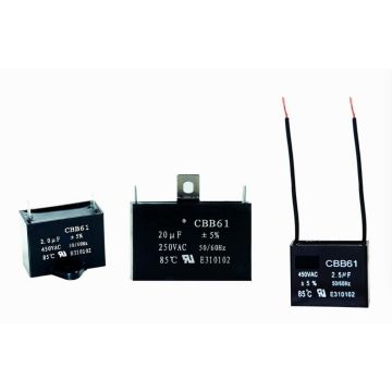 Air Conditioner Fan Capacitor Cbb61 Cbb61 Series Fan Capacitor