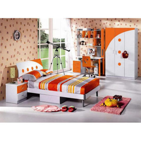 China Children S Bedroom Furniture Includes Bed Stand Children S Bedroom Furniture Includes Bed Stand Wardrobe Computer Desk And Bookcase