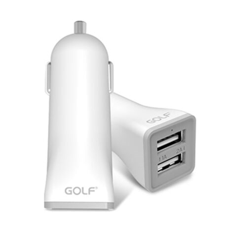 China Dual Usb Car Charger From Shenzhen Manufacturer Golf China Dual Usb Car Charger 5v 2 1a For Samsung Phones Universal Standard Ng