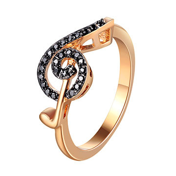 1 Gram Gold Plated Red Stone with Diamond Fashionable Design Ring - Style  A882 – Soni Fashion®