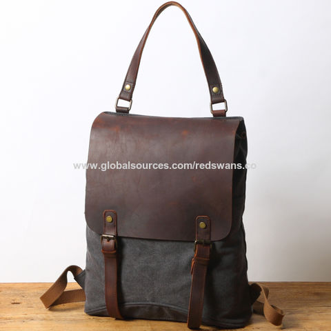 designer canvas backpack