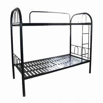 Twin Loft Bed Metal Bunk Ladder Beds Boys Girls Teens Kids Bedroom Dorm Black