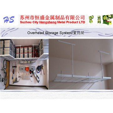 Metal Garage Storage Ceiling Rack For Warehouse High Quality