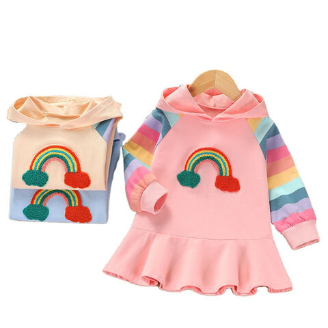girls hooded jumper dress