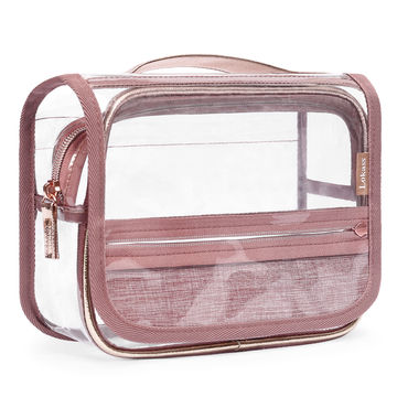 transparent toiletry bag