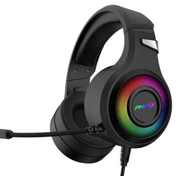 gaming headset with adjustable mic