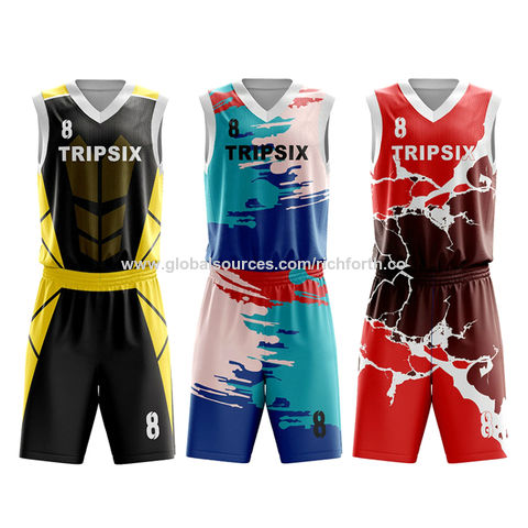 Simple Design Custom Basketball Jersey 