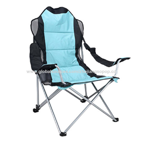 teal camping chair