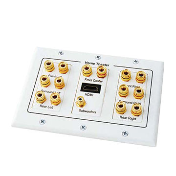 subwoofer wall plate