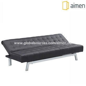 Couch Loveseat Sofa Bed, Small Black Leather Sofa Bed