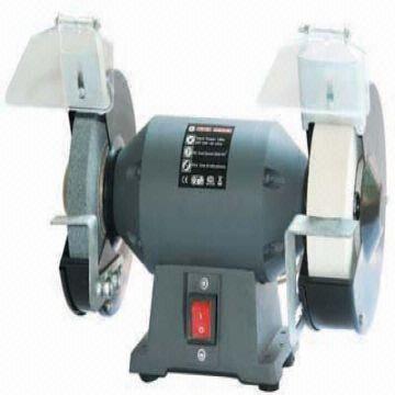 Bench Grinder With White Aluminum Oxide Grinding Wheels Voltage