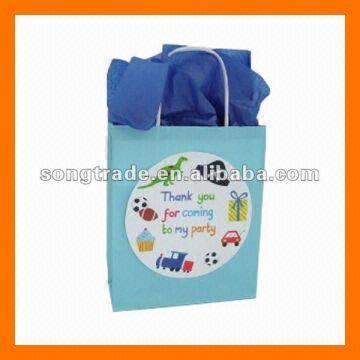 Recycle Decoration Handmade Paper Bags Designs For Children