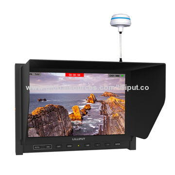 7/" FPV Monitor with Dual 5.8GHz Channel Auto searching Function.