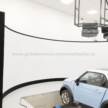 China Cylindrical 180 degrees multi projection display screen system ...