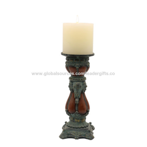 decorative pillar candle holders