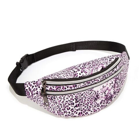 leopard print belt bag