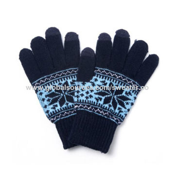 warm knit gloves
