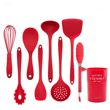 China 9 Pieces Silicone Cooking Utensils Set Flexible Rubber Silicone Kitchen Utensils Nylon Inside On Global Sources Silicone Egg Turners Pancake Flippers Silicone Spoon