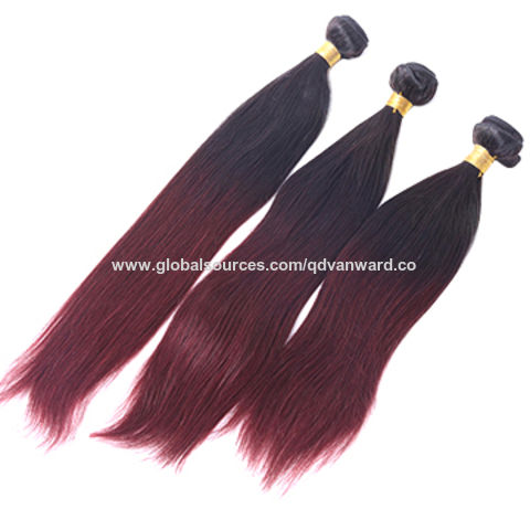 China Virgin Hair Weaves 2 Colors Hot Sales New Design On