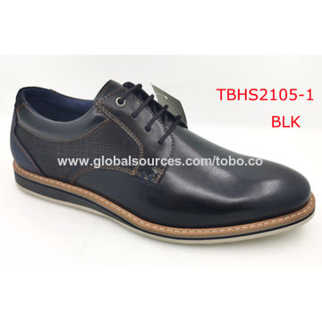ChinaMan dress shoes with TPR sole on 