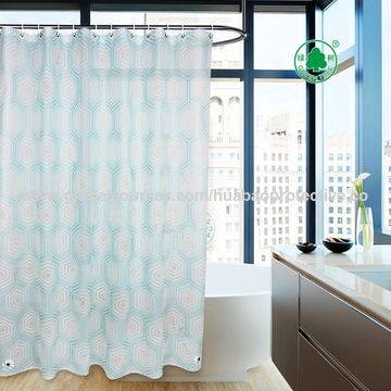 Home Garden Bath Waterproof Peva, Mission Style Shower Curtain