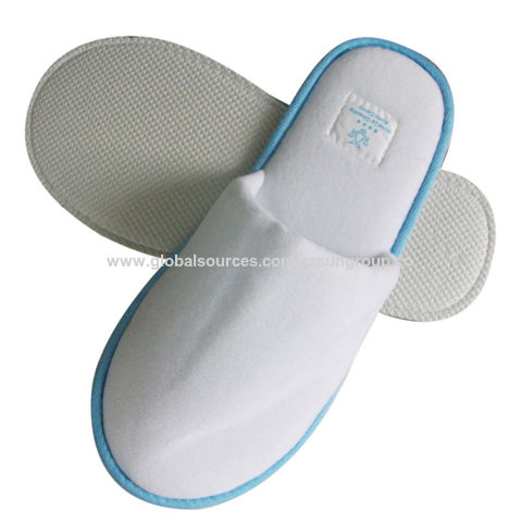 sokker Soaked smøre China Hot Sale Customized Logo Closed Toe White Hotel Home Disposable Slippers  Hotel slippers disposable on Global Sources,Women house slippers,Women slippers  shoes,Women winter slippers