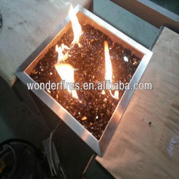 Gas Firepit Pan System Square Round Rectangle Custom Fire Burner