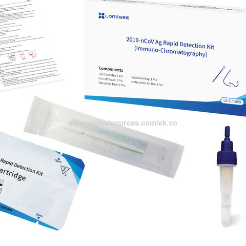 China Nasopharyngeal Swab antigen test kit fast reaction rapid ...