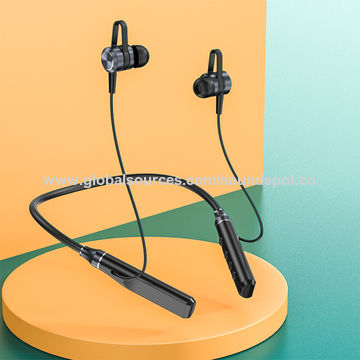 China Wireless Neckband Headset Built In 150 Mah Li Po Battery Up To 13 Hours Working Time On Global Sources Bluetooth Earbuds Sports Headset