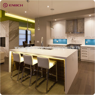 Apartment Project Melamine Kitchen Cabinet Supplier Wholesale Mdf