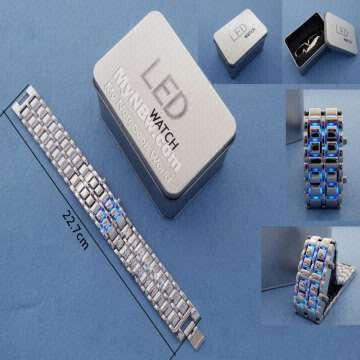 faceless led watch